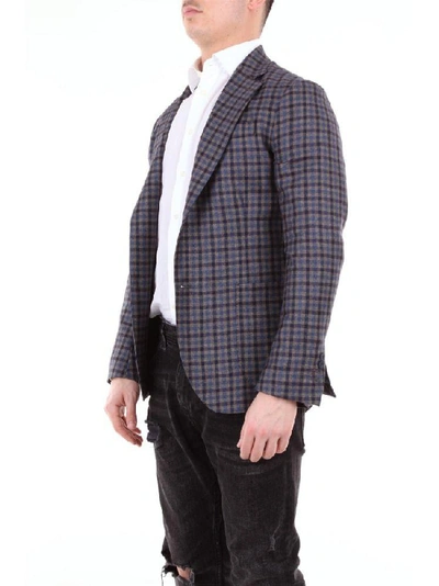 Shop Alessandro Dell'acqua Men's Blue Wool Blazer