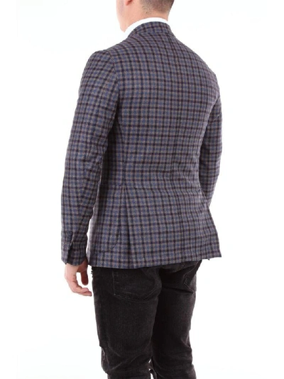 Shop Alessandro Dell'acqua Men's Blue Wool Blazer