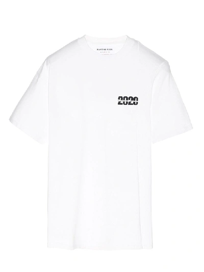 Shop Martine Rose Men's White Cotton T-shirt