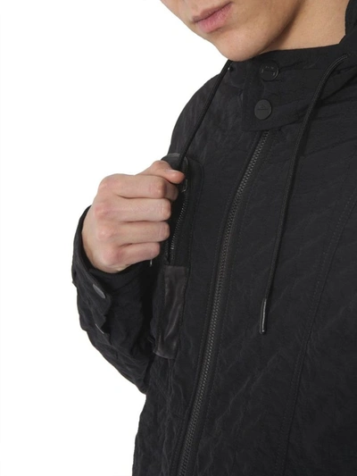 Shop Diesel Red Tag Men's Black Polyester Jacket