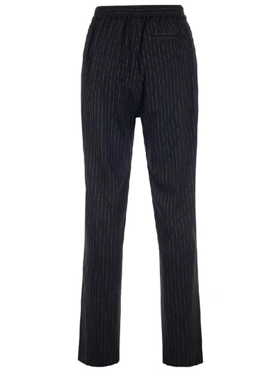 Shop Balenciaga Men's Black Wool Pants