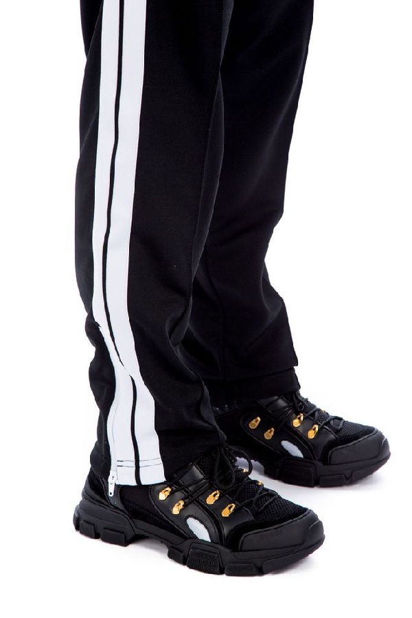 Palm Angels Men's Black Polyester Joggers | ModeSens