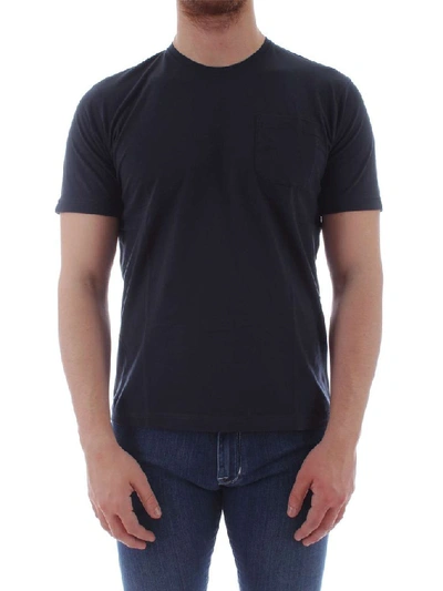 Shop Aspesi Men's Blue Cotton T-shirt