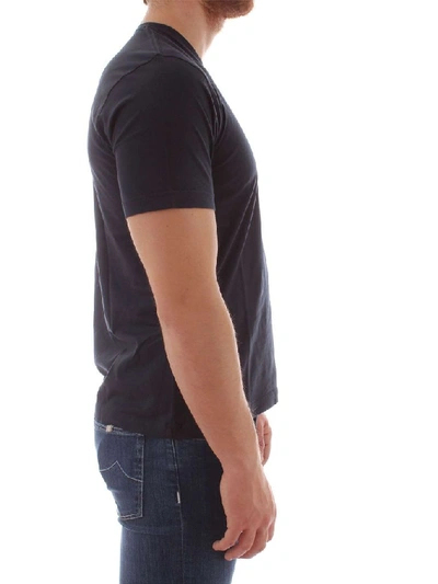 Shop Aspesi Men's Blue Cotton T-shirt