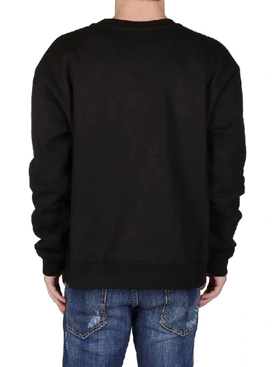 Shop 424 Men's Black Other Materials Sweatshirt