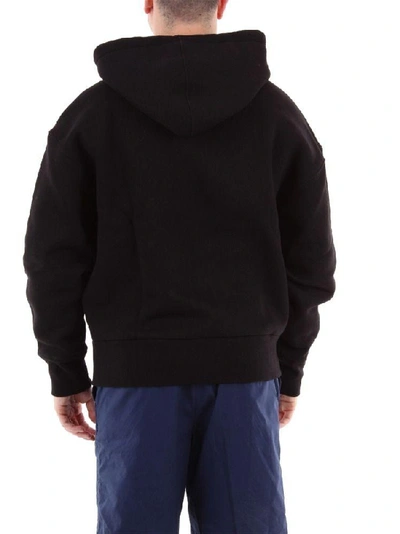 Shop Ami Alexandre Mattiussi Men's Black Cotton Sweatshirt