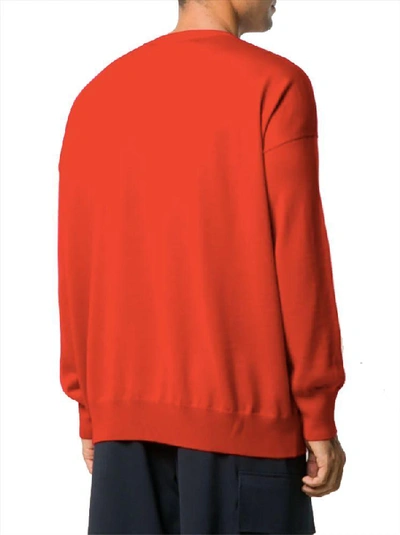 Shop Loewe Men's Red Wool Sweater