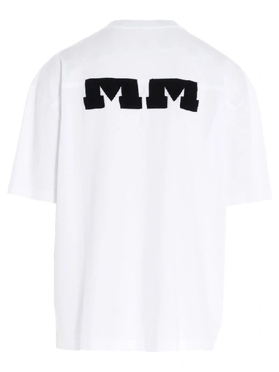 Shop Maison Margiela Men's White Cotton T-shirt
