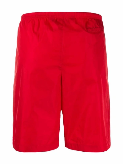 Shop Palm Angels Men's Red Polyester Trunks