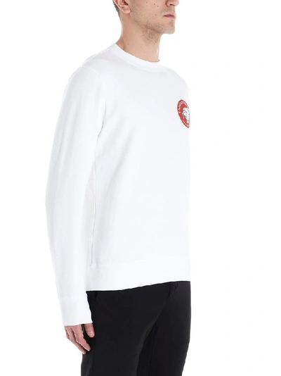 Shop Undercover Men's White Cotton Sweater
