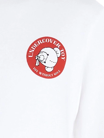 Shop Undercover Men's White Cotton Sweater