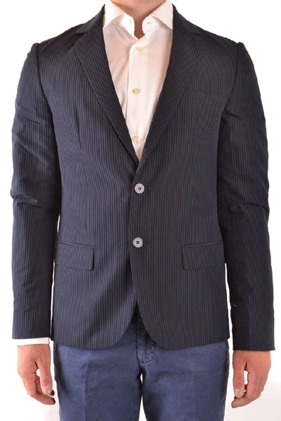 Shop Antony Morato Men's Blue Cotton Blazer