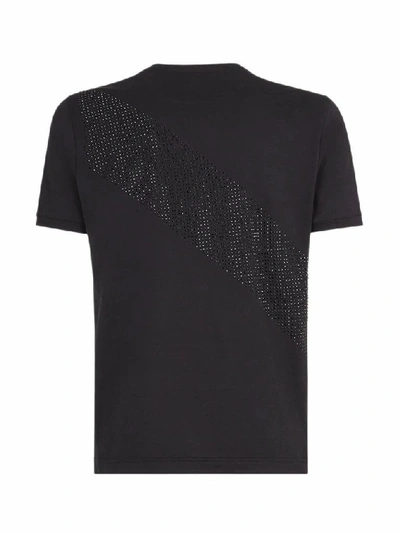 Shop Fendi Men's Black Cotton T-shirt