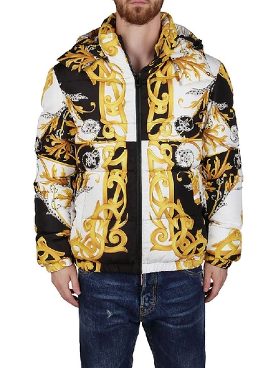 Shop Versace Men's Multicolor Polyamide Down Jacket