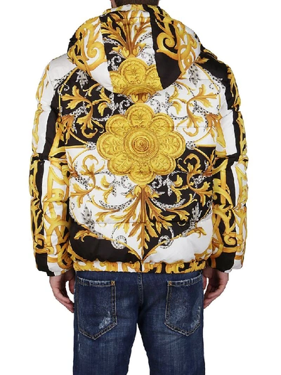 Shop Versace Men's Multicolor Polyamide Down Jacket