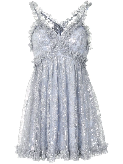 Shop Alice Mccall Be Mine Mini Dress In Blue