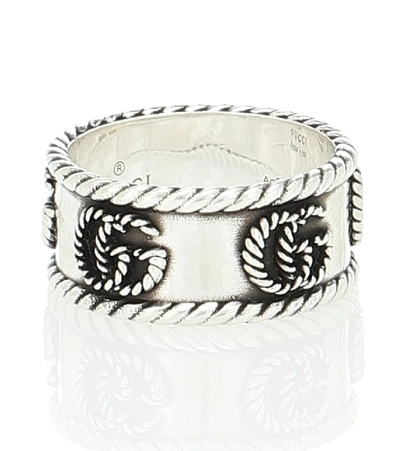 Shop Gucci Gg Sterling Silver Ring