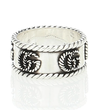 Gucci Gg Sterling Silver Ring In Silver