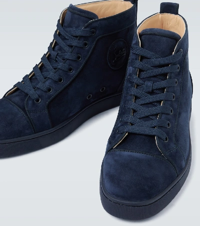 Shop Christian Louboutin Louis Orlato Sneakers In Blue