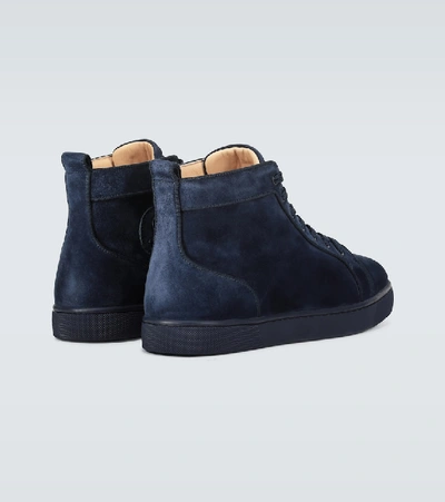 Shop Christian Louboutin Louis Orlato Sneakers In Blue
