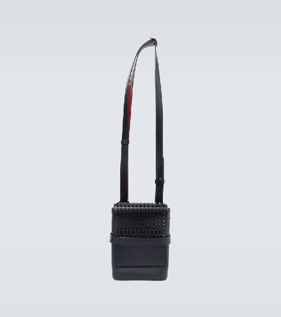 Shop Christian Louboutin Benech Reporter Bag In Black