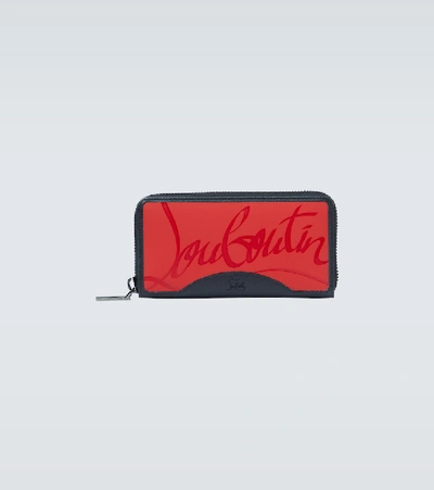 Christian Louboutin Mens Loubi/black Panettone Extra-large Leather Wallet In Multicoloured