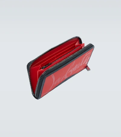 Christian Louboutin Mens Loubi/black Panettone Extra-large Leather Wallet In Multicoloured