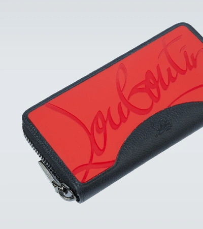 Christian Louboutin Mens Loubi/black Panettone Extra-large Leather Wallet In Multicoloured