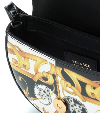 Shop Versace Acanthus Shoulder Bag In Gold