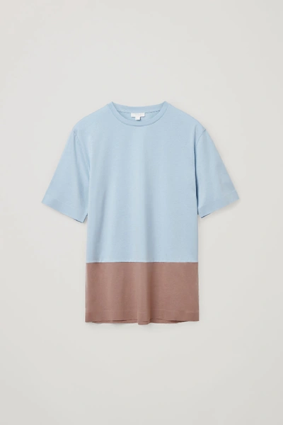 Shop Cos Regular-fit T-shirt In Turquoise