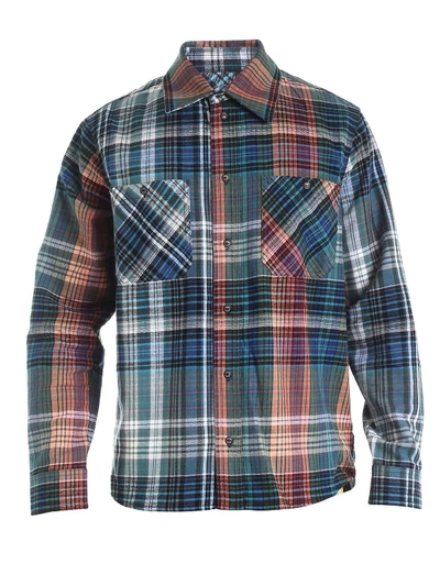 Shop Off-white Check Multicolor Shirt In Multicolour