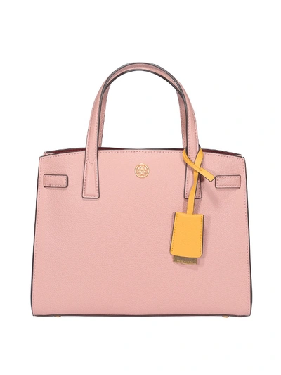 Shop Tory Burch Walker Small Tote In Pink