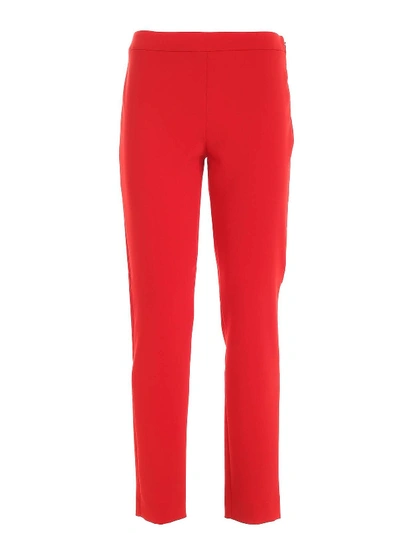 Shop Moschino Cady Pants In Red