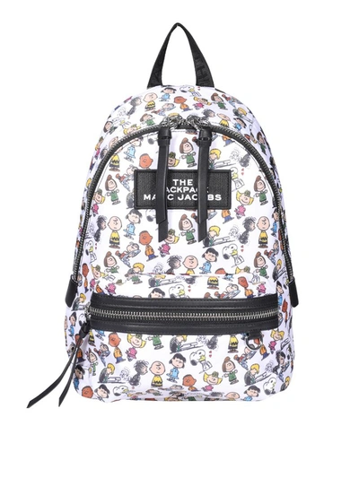 Shop Marc Jacobs Peanuts Backpack In White