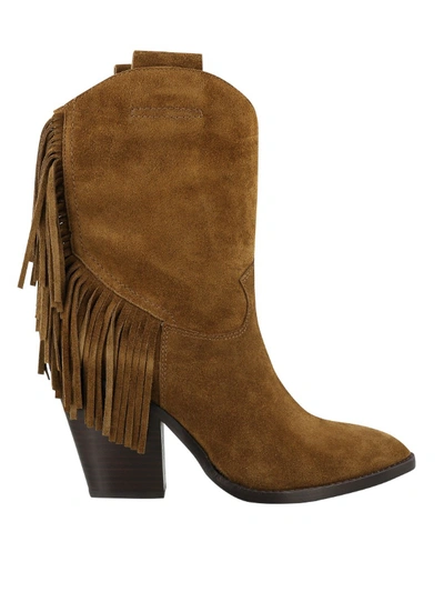Shop Ash Emotion Ankle Boots In Brown