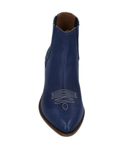 Shop Golden Goose Ankle Boots In Dark Blue