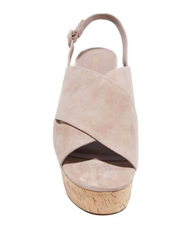 Shop Diane Von Furstenberg Sandals In Dove Grey