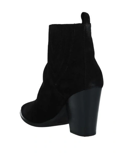 Shop Janet & Janet Woman Ankle Boots Black Size 6 Calfskin