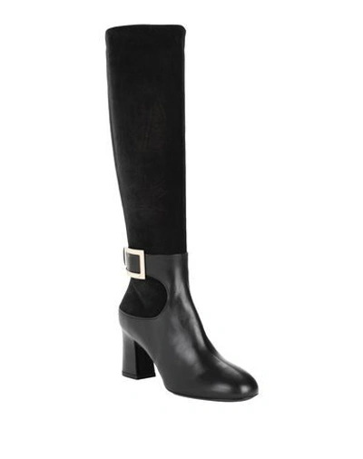 Roger Vivier Knee Boots In Black