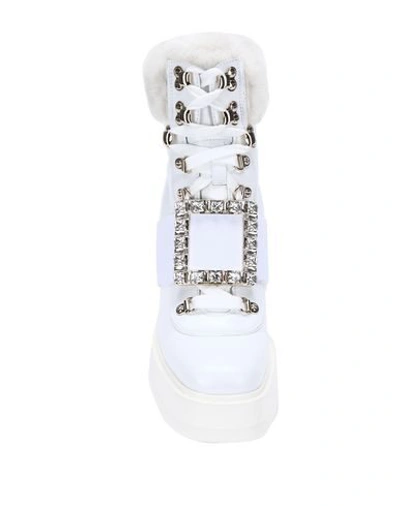Roger Vivier Ankle Boot In White