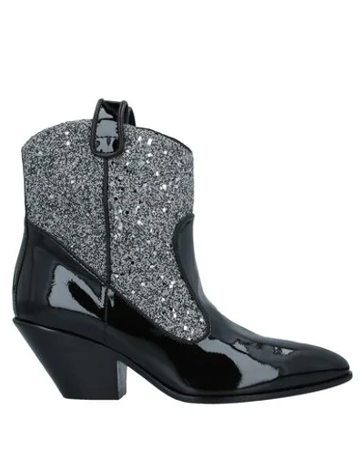 Shop Giuseppe Zanotti Woman Ankle Boots Black Size 6 Soft Leather