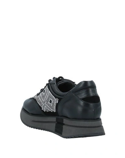 Shop Alberto Guardiani Sneakers In Black