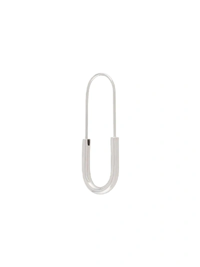 Shop Maria Black Chance Earring In Silver