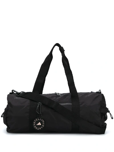 Shop Adidas By Stella Mccartney Round Duffle Bag In Black