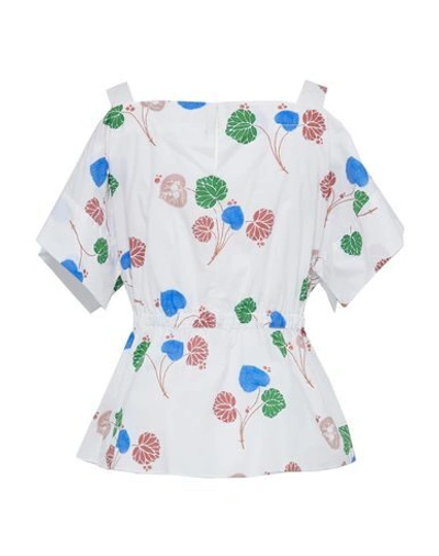 Shop Peter Pilotto Blouses In White