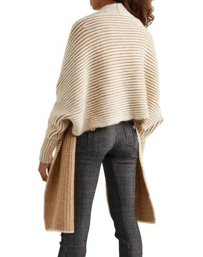 Shop Chloé Woman Cardigan Beige Size L Wool, Mohair Wool, Polyamide, Virgin Wool