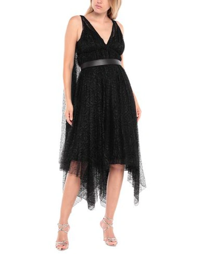 Moschino Midi Dresses In Black