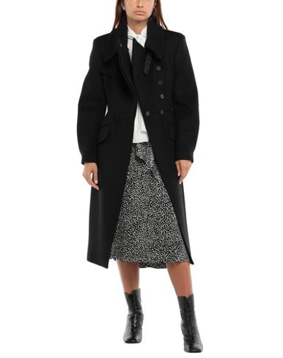 Shop Alexander Mcqueen Coats In Black