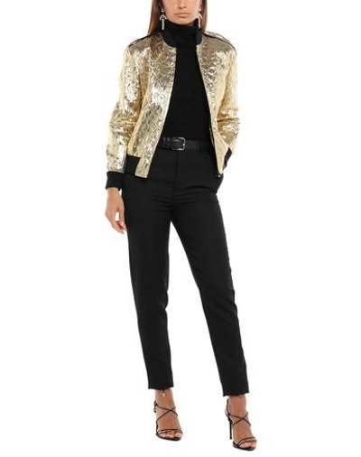 Shop Celine Bomber In Gold