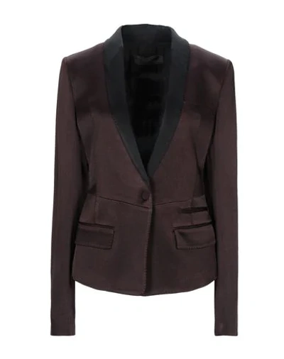 Shop Haider Ackermann Suit Jackets In Cocoa